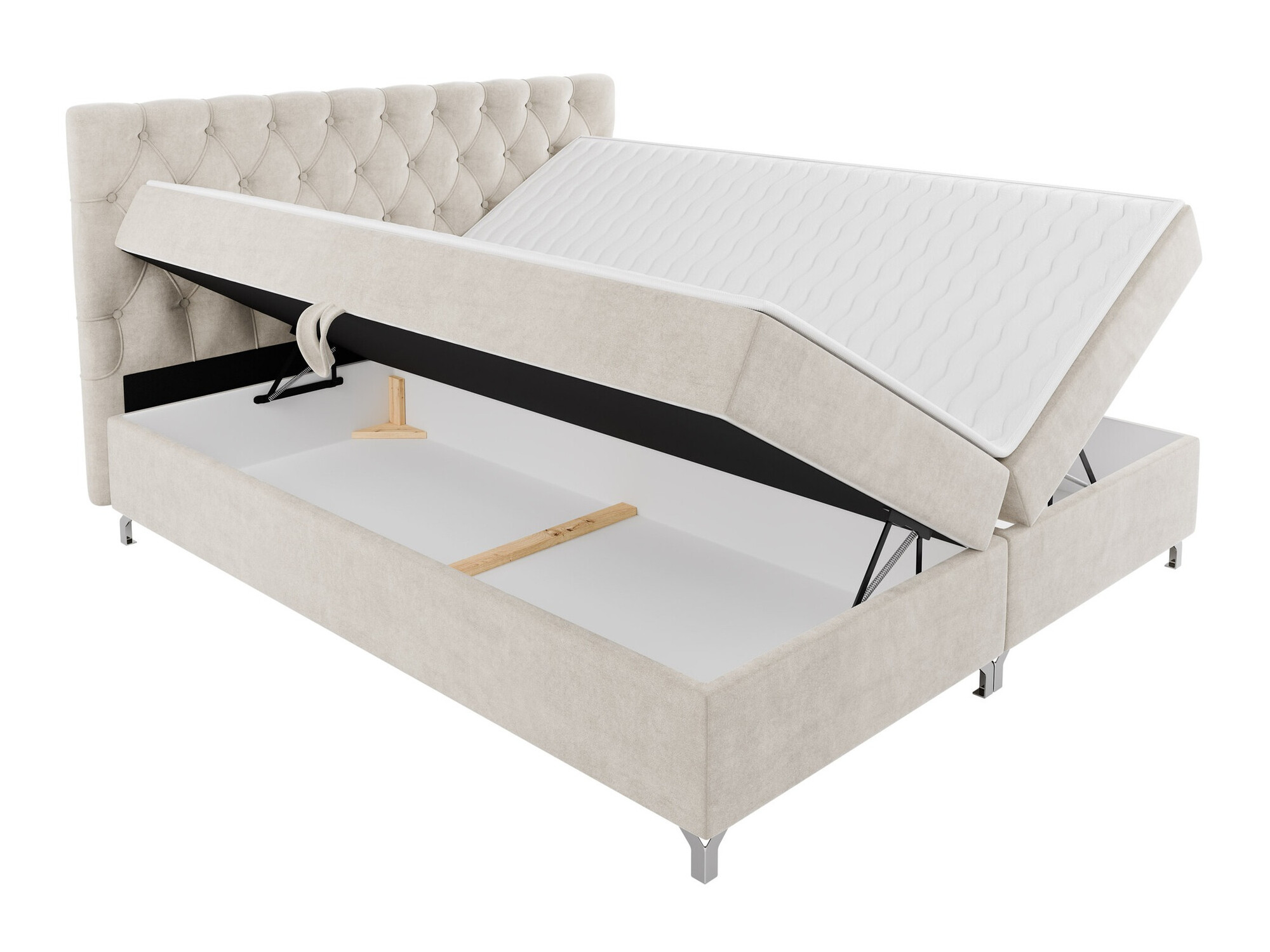Boxspring postelja Memphis 141 (Manila 37)