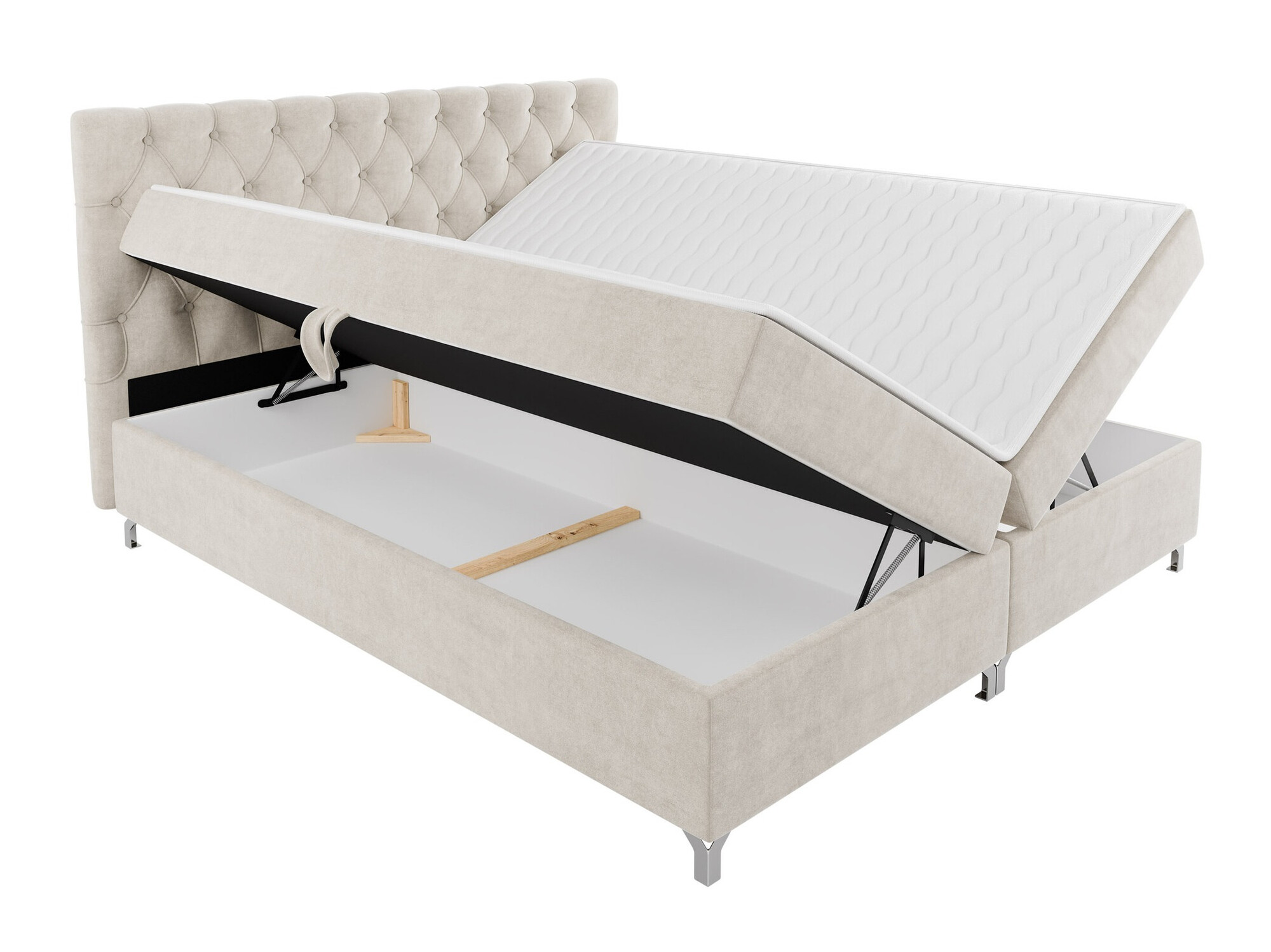 Boxspring postelja Memphis 141 (Manila 37)