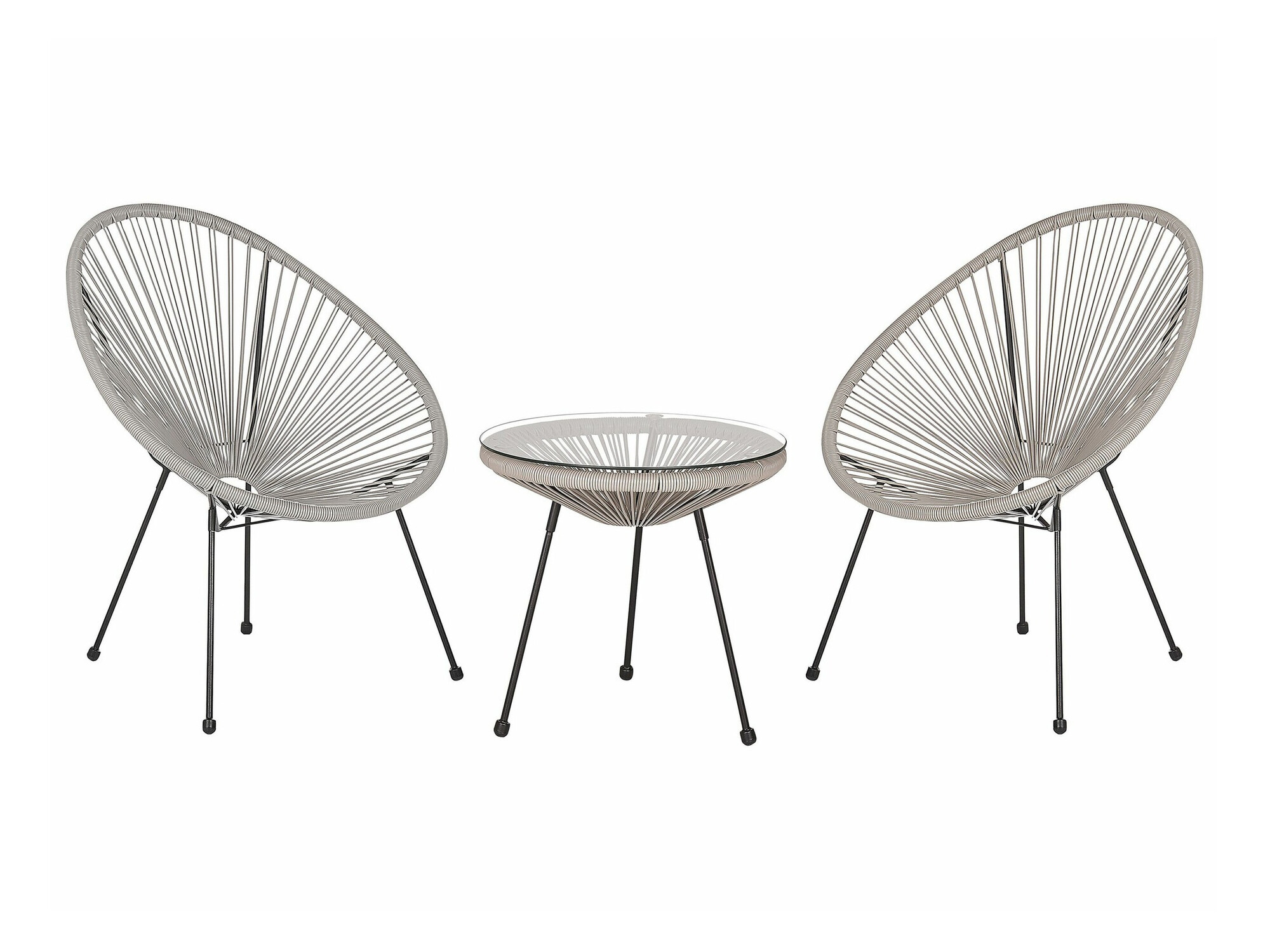 Komplet za balkon Berwyn 1921 (Svetlo siva)