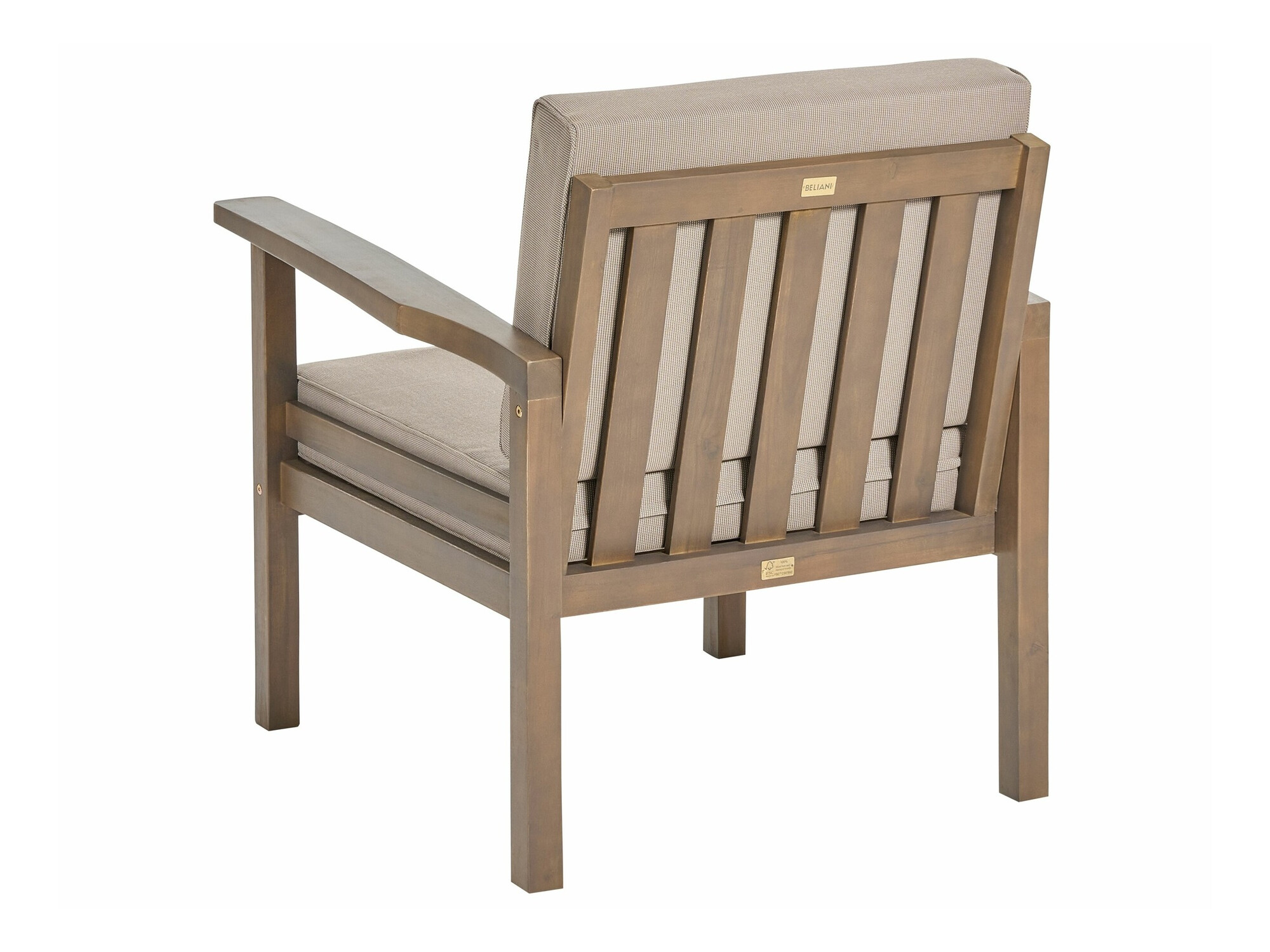 Komplet vrtnega pohištva Berwyn 1955 (Taupe + Temen les)