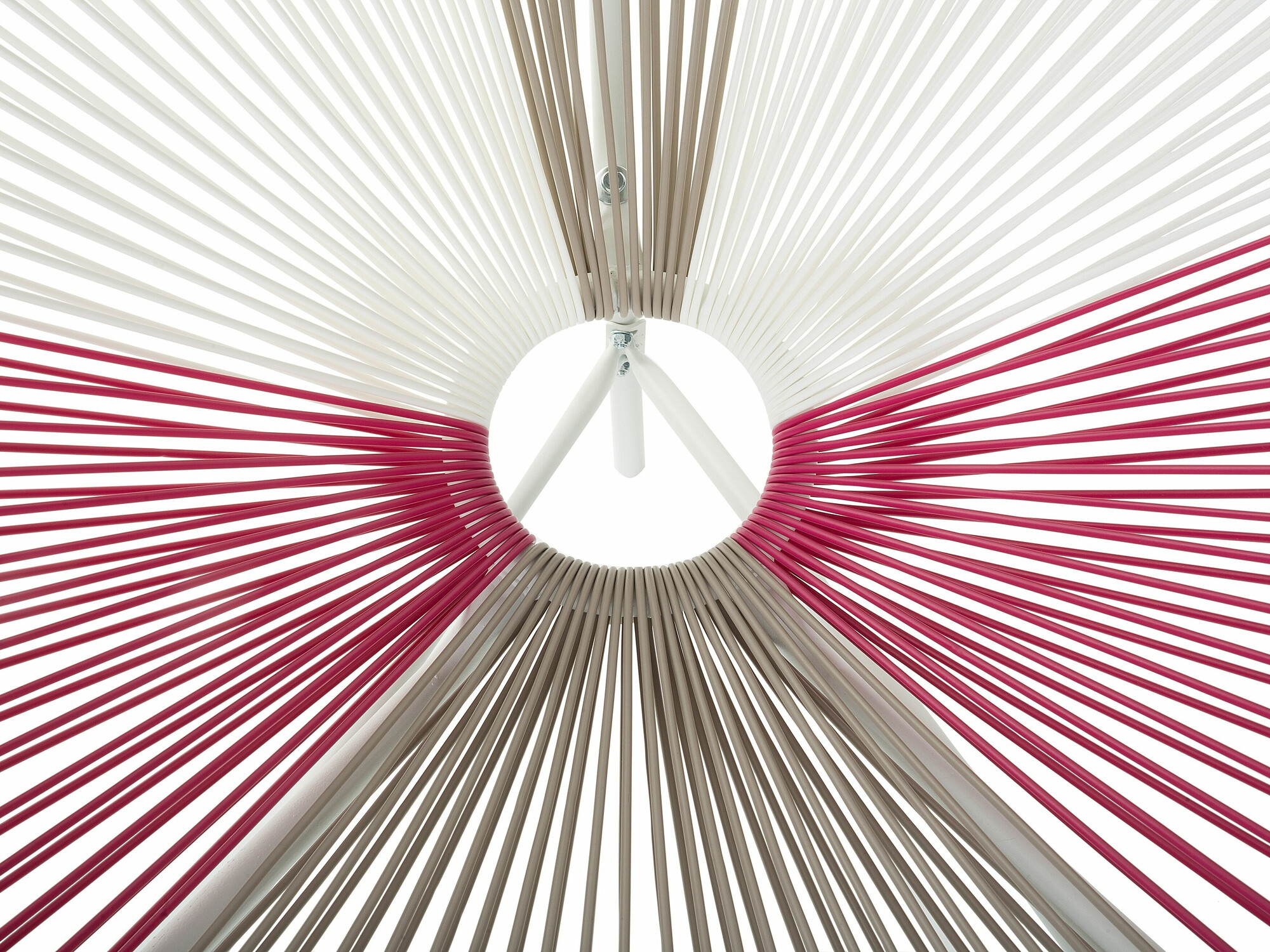 Vrtni stol Berwyn 1961 (Bela + Roza + Taupe)