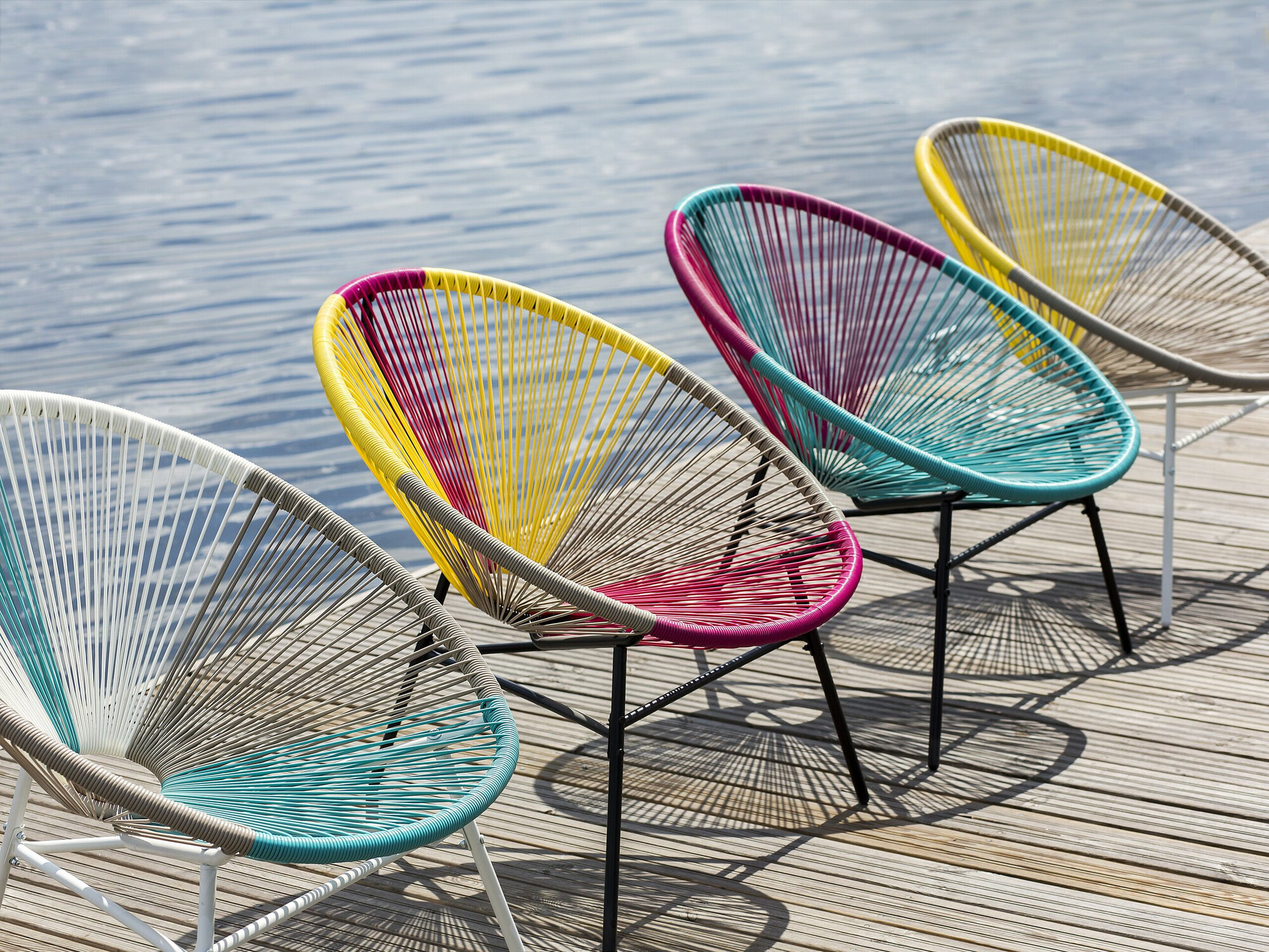 Vrtni stol Berwyn 1961 (Modra + Roza)