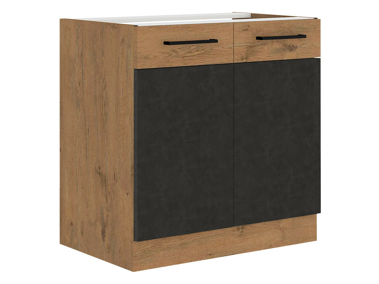 Modularna omarica z vrati Wood Grey 110