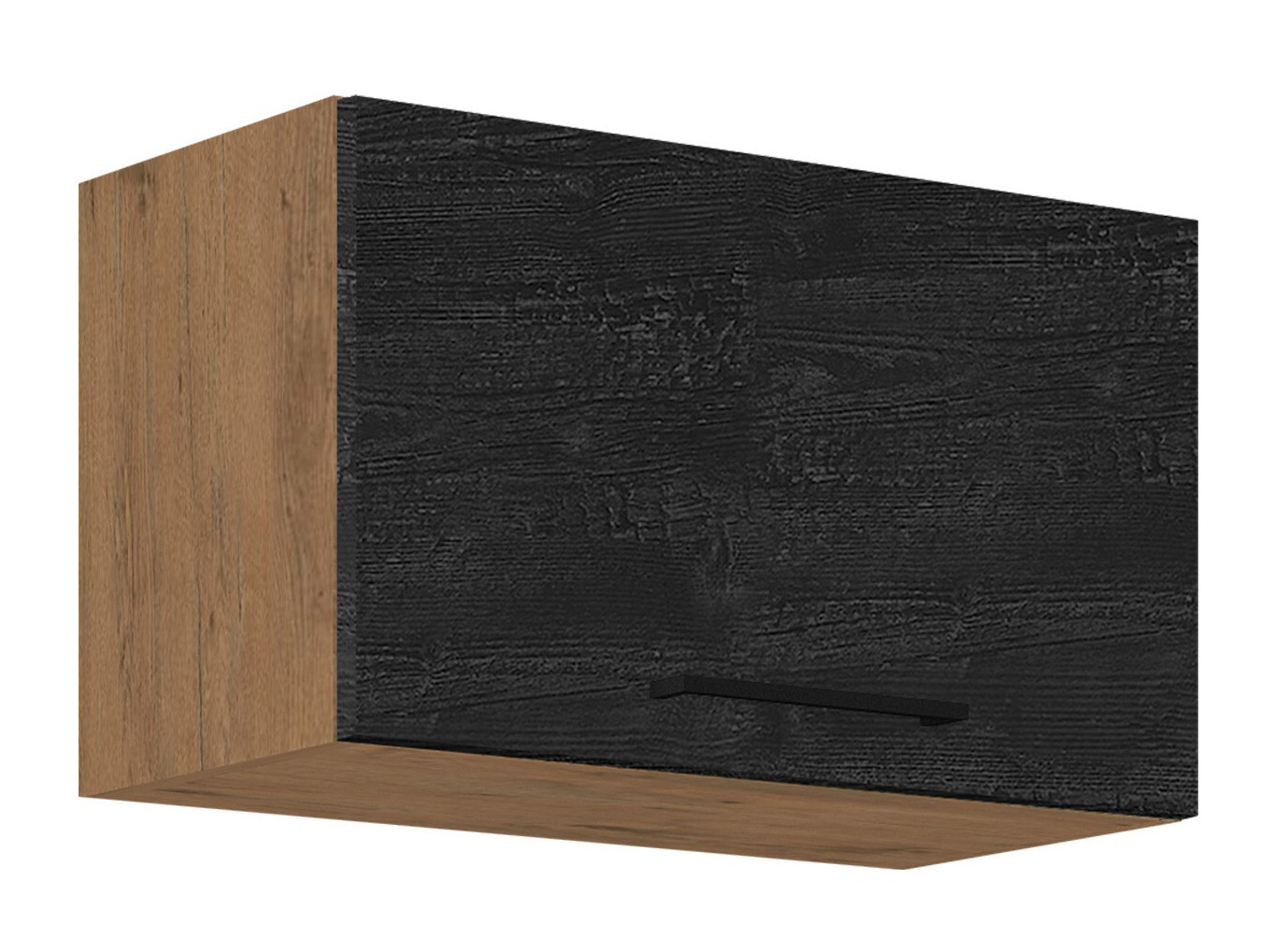 Modularna stenska omarica Wood Dark 109