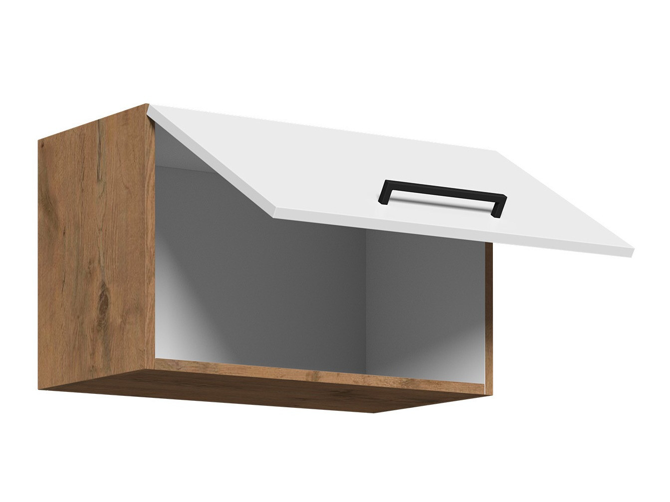 Modularna stenska omarica Wood Dark 109