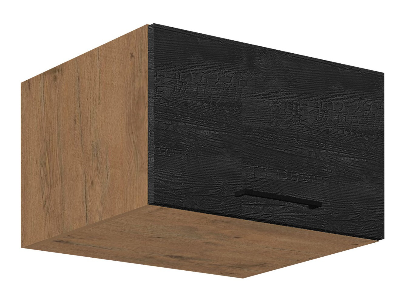 Modularna stenska omarica Wood Dark 110