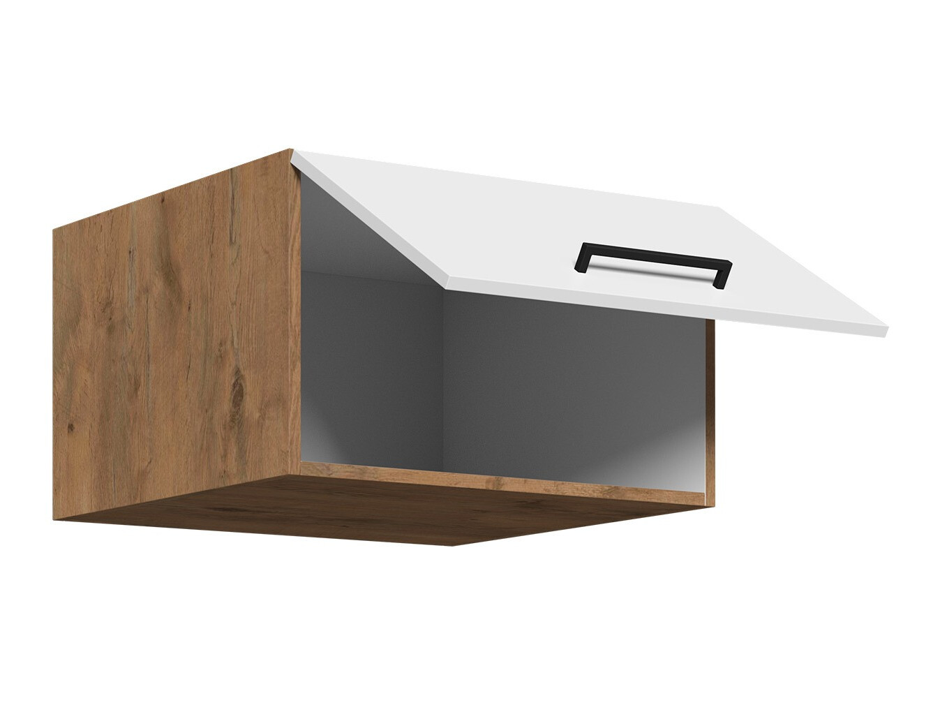 Modularna stenska omarica Wood Dark 110