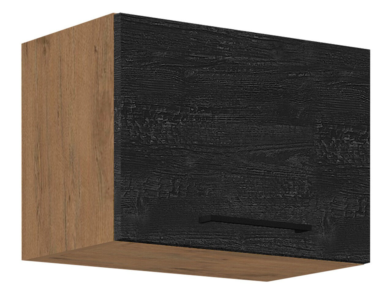Modularna stenska omarica Wood Dark 111