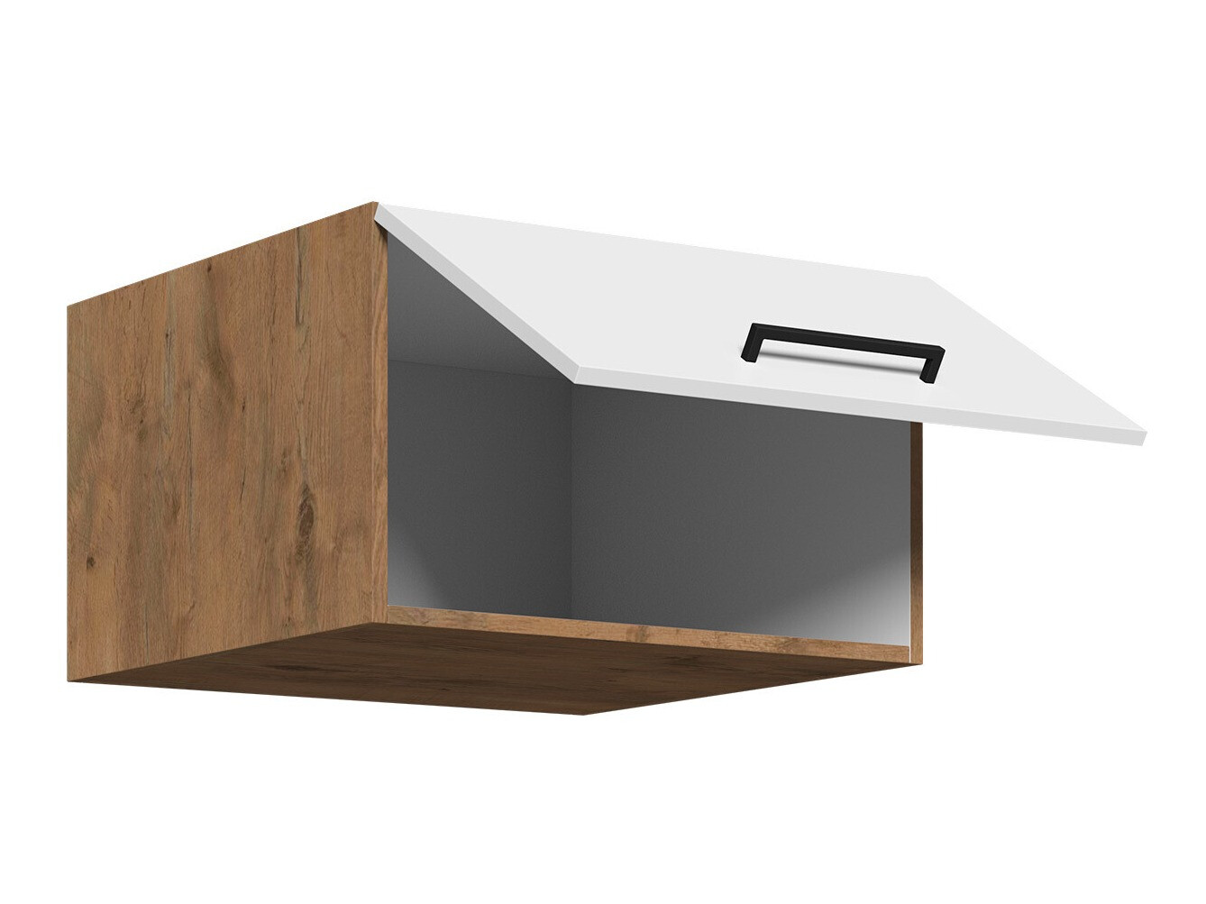 Modularna stenska omarica Wood Grey 124