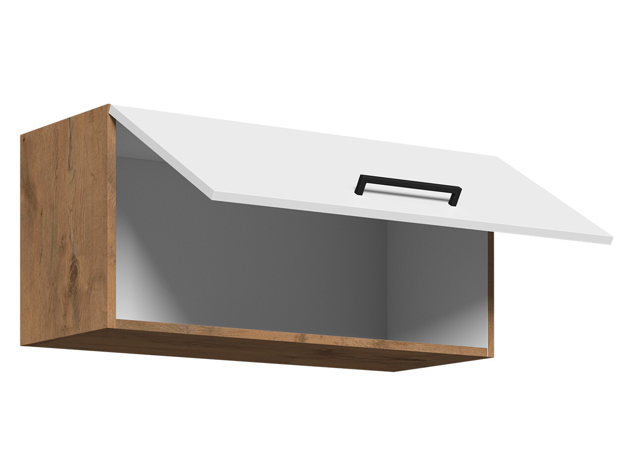 Modularna stenska omarica Wood Grey 129