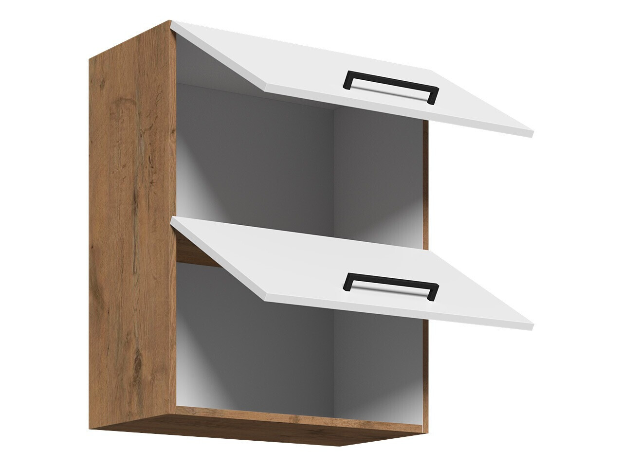 Modularna stenska omarica Wood Grey 130