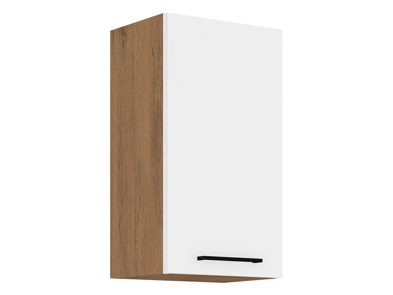 Modularna stenska omarica Wood White 101