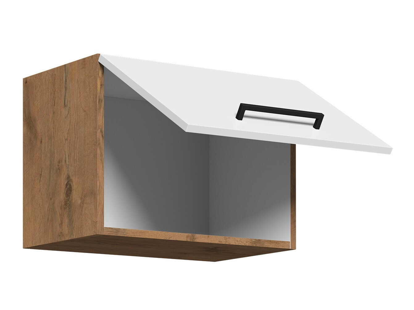 Modularna stenska omarica Wood White 117