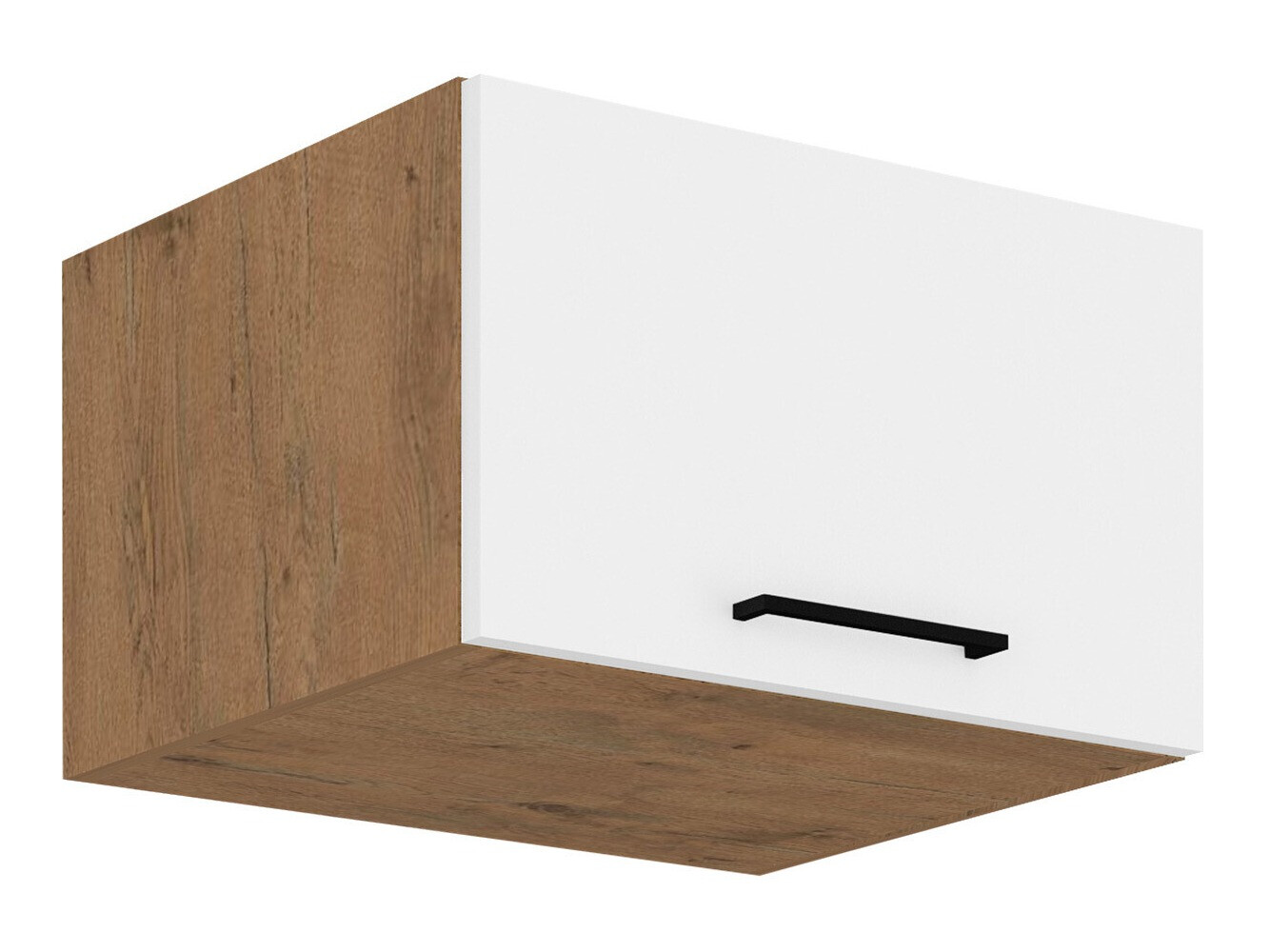 Modularna stenska omarica Wood White 124