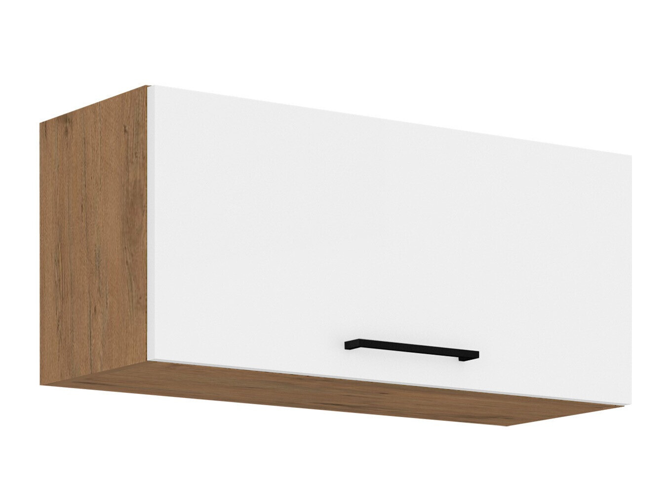 Modularna stenska omarica Wood White 131
