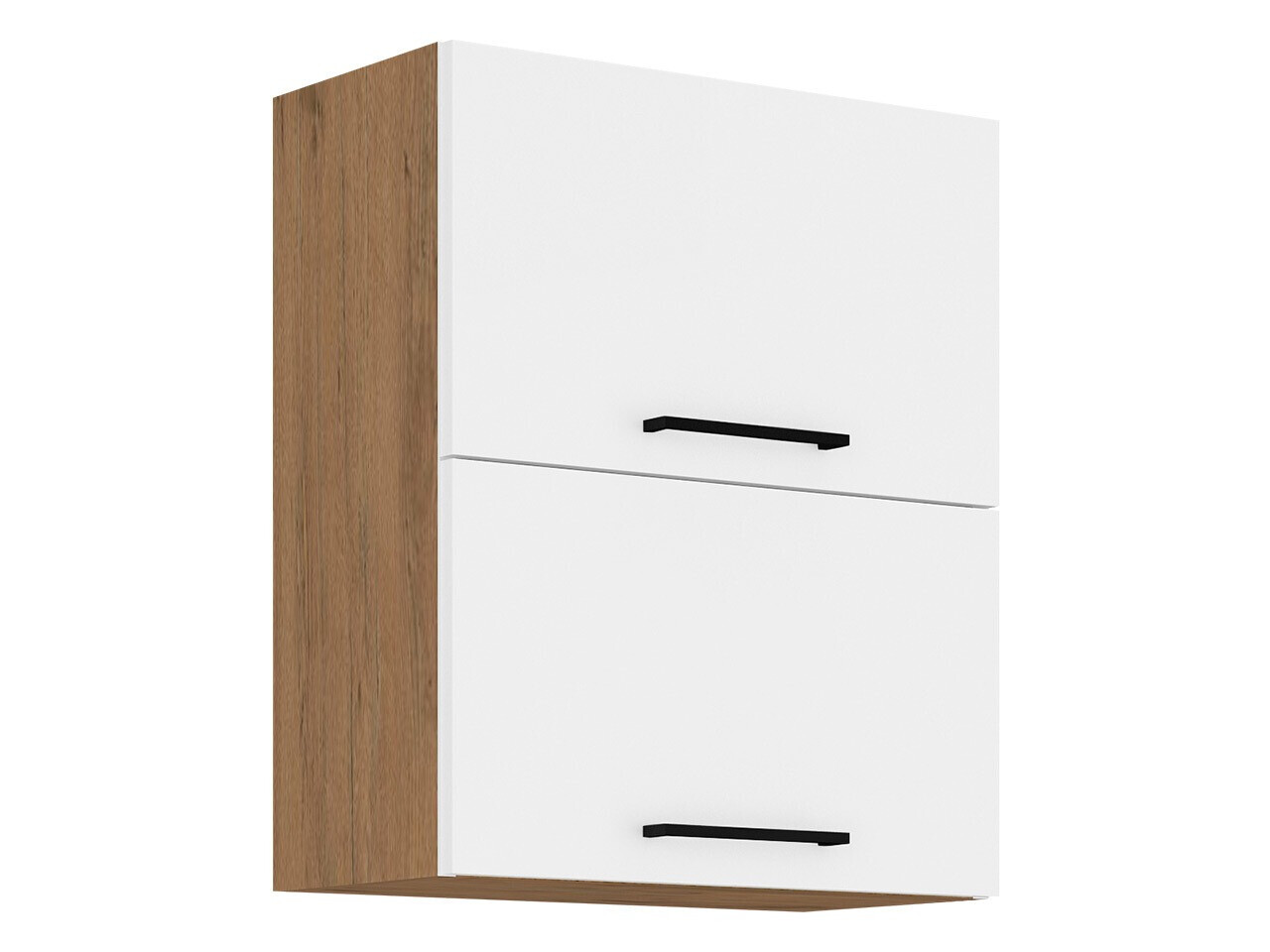 Modularna stenska omarica Wood White 132