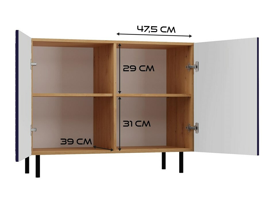 Omarica Romseru 101 (Modra + Artisan hrast)