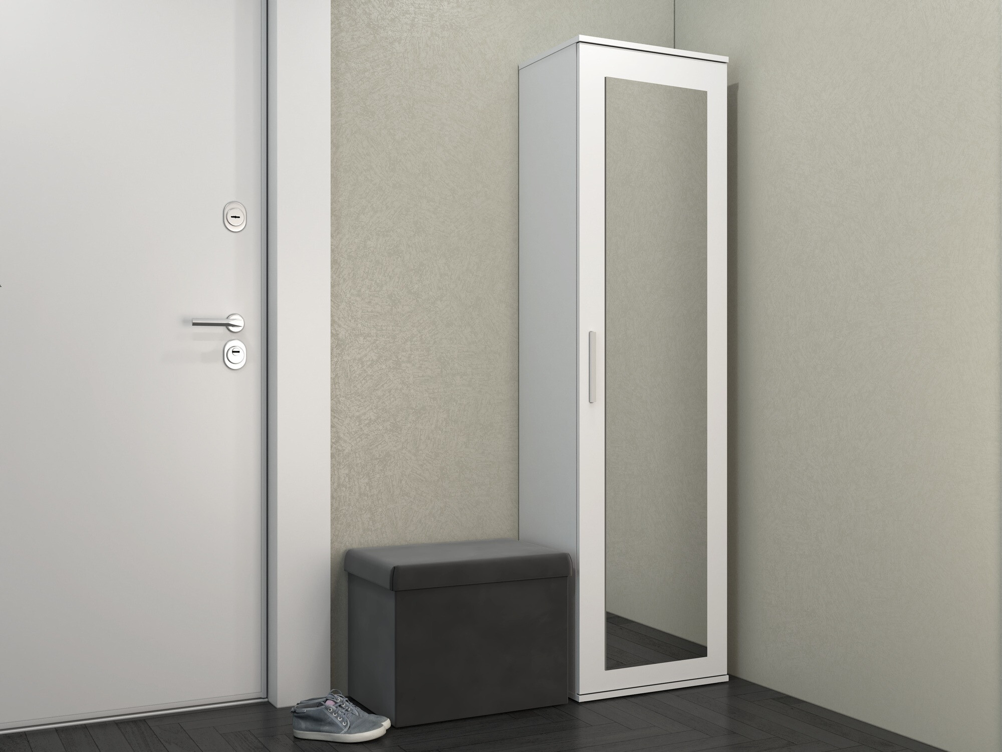 Garderobna omara Mandeville 127 (Mat bela)