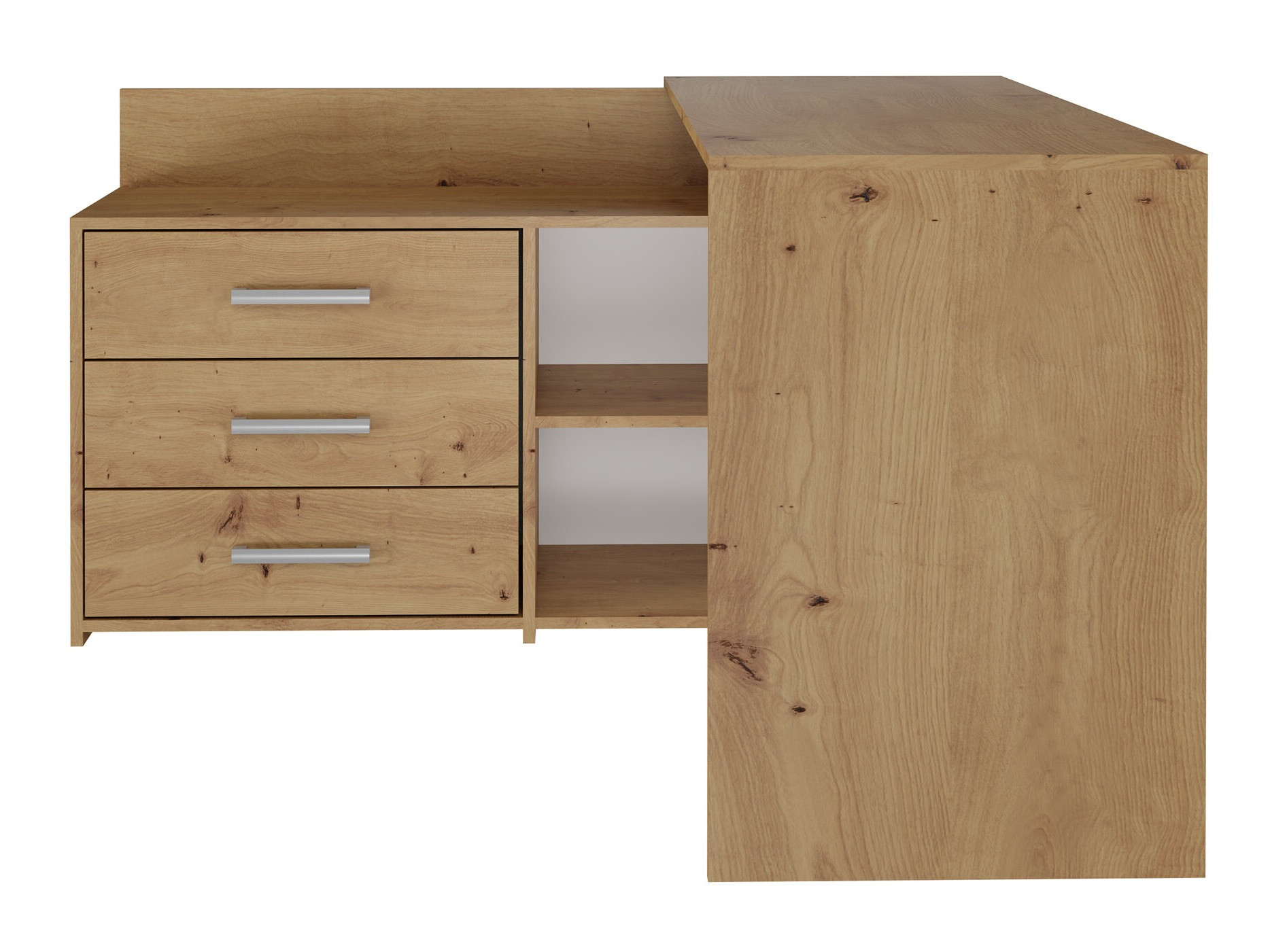 Kotna pisalna miza Mandeville 131 (Artisan hrast)