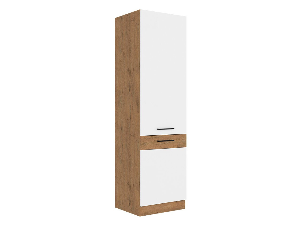 Modularna omarica z vrati Wood White 114