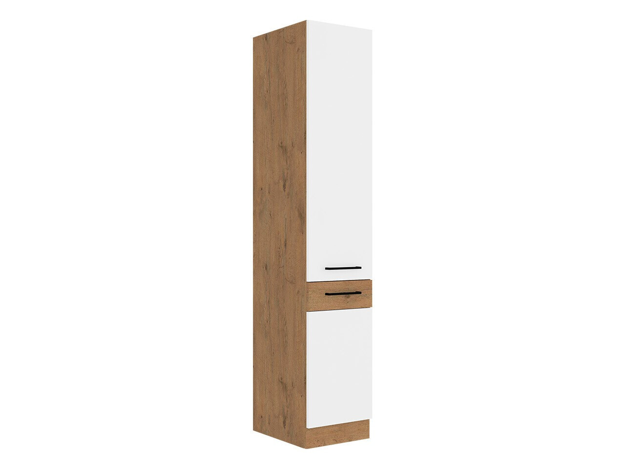 Modularna omarica z vrati Wood White 119