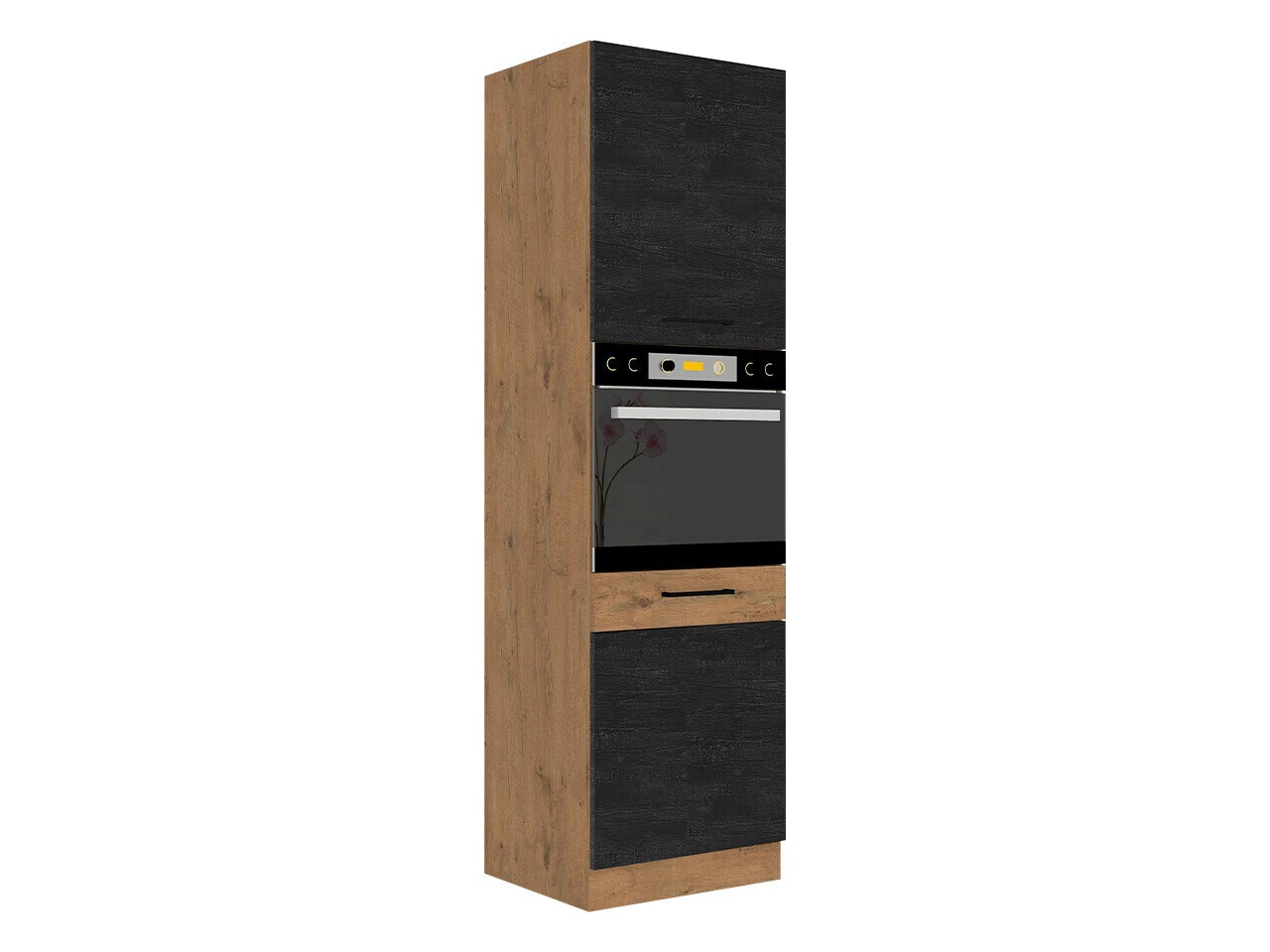 Modularna omarica za vgradne aparate Wood Dark 123