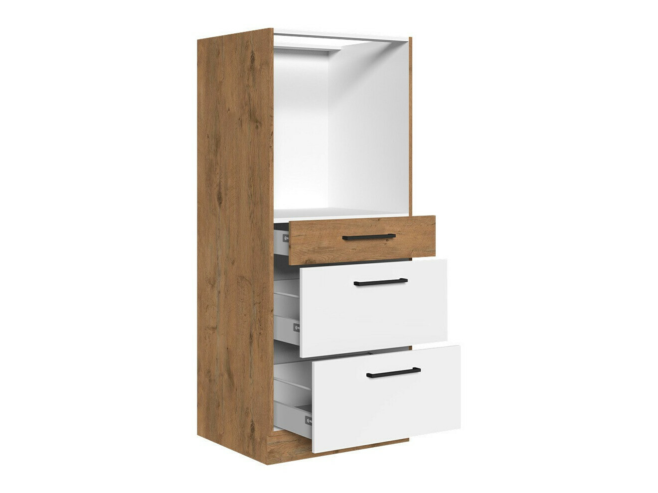 Modularna omarica za vgradne aparate Wood White 102