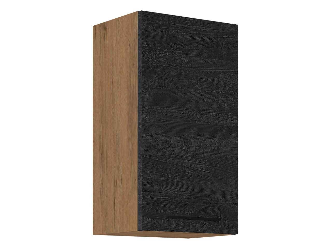 Modularna stenska omarica Wood Dark 113