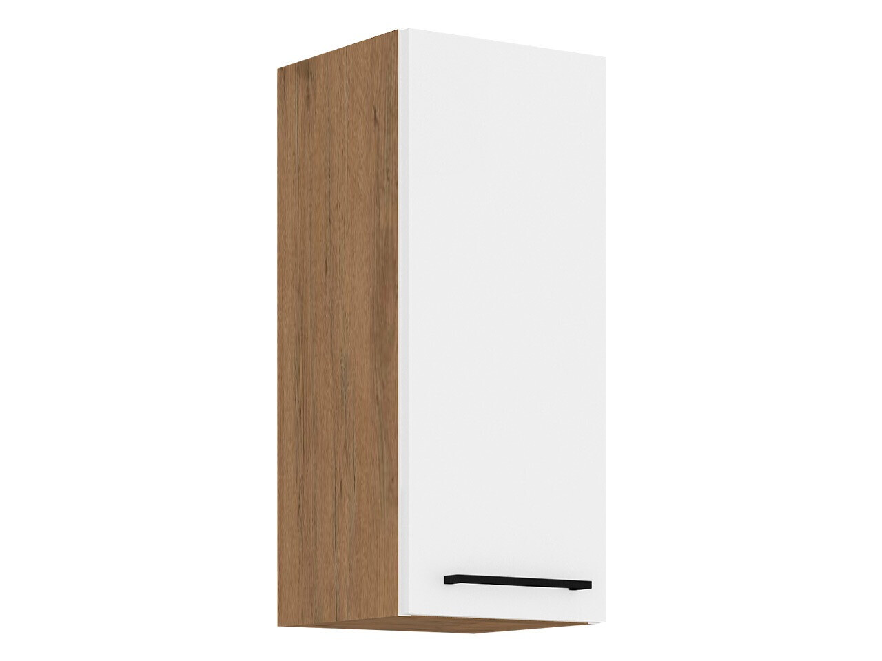 Modularna stenska omarica Wood White 133