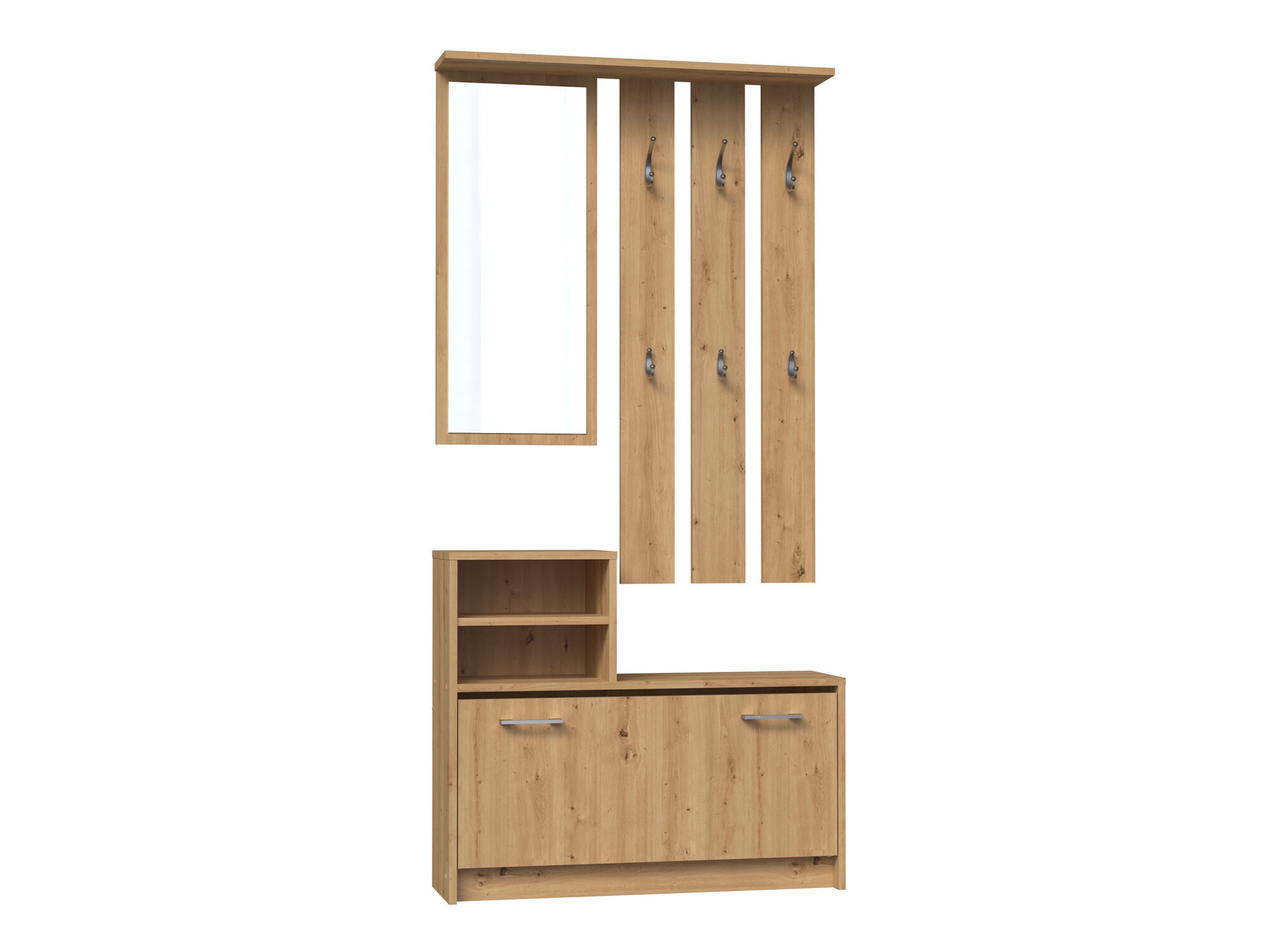 Komplet za predsobo Mandeville 144 (Artisan hrast)