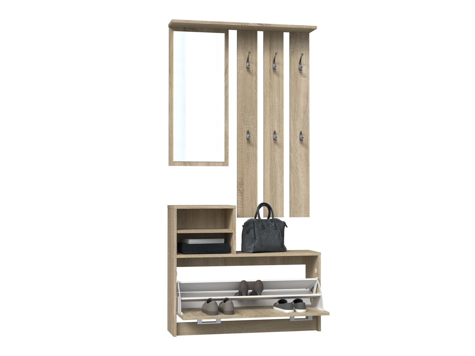 Komplet za predsobo Mandeville 144 (Sonoma hrast)