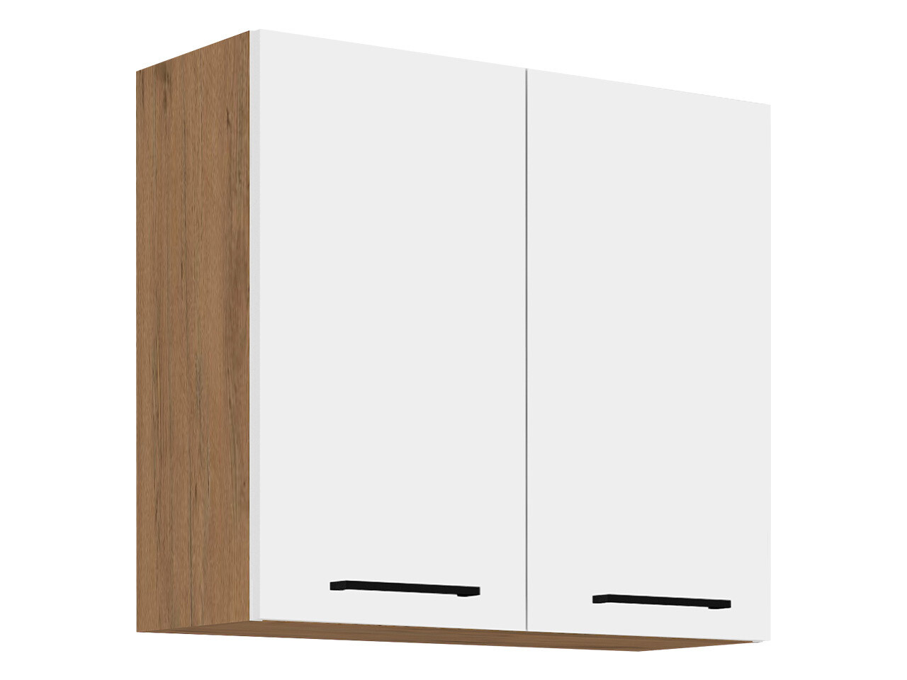 Modularna stenska omarica Wood White 121