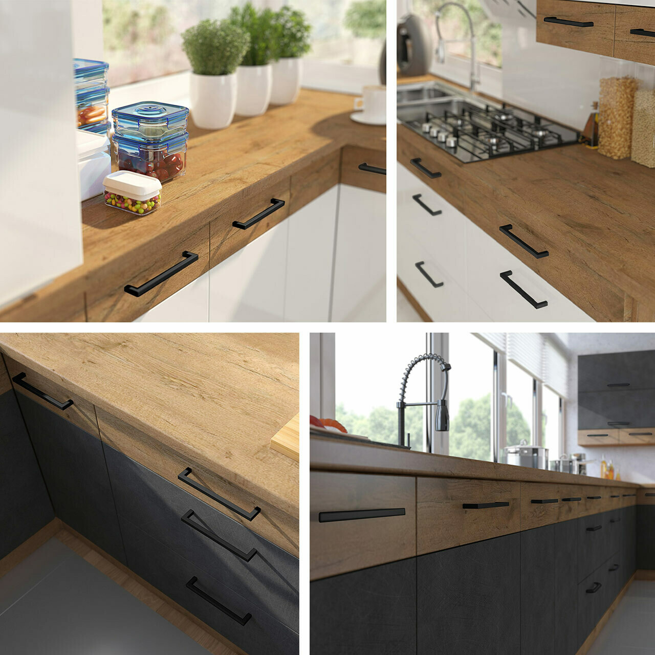 Modularni kuhinjski komplet Wood White 138