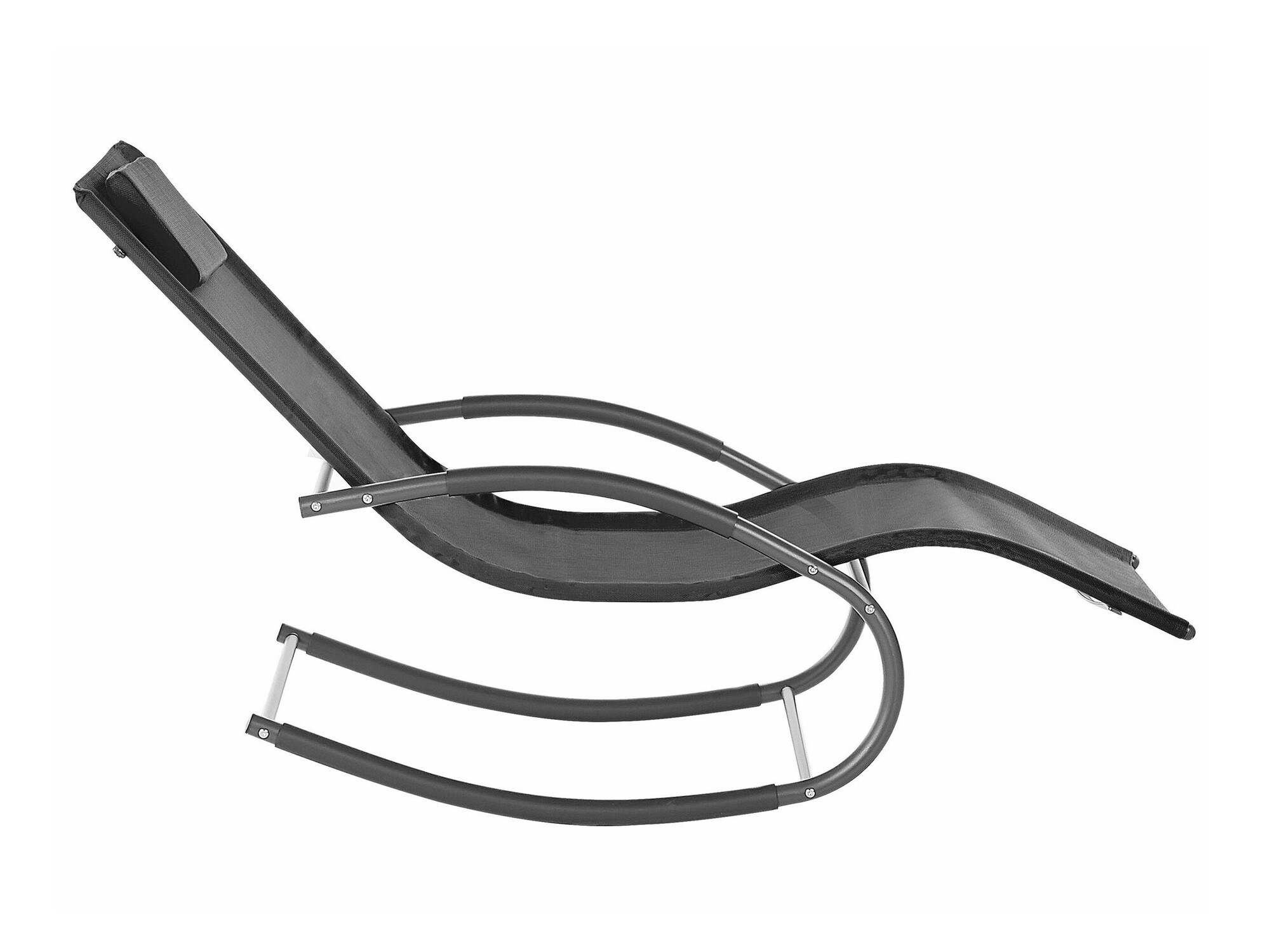 Vrtni ležalnik Berwyn 1973 (Črna)