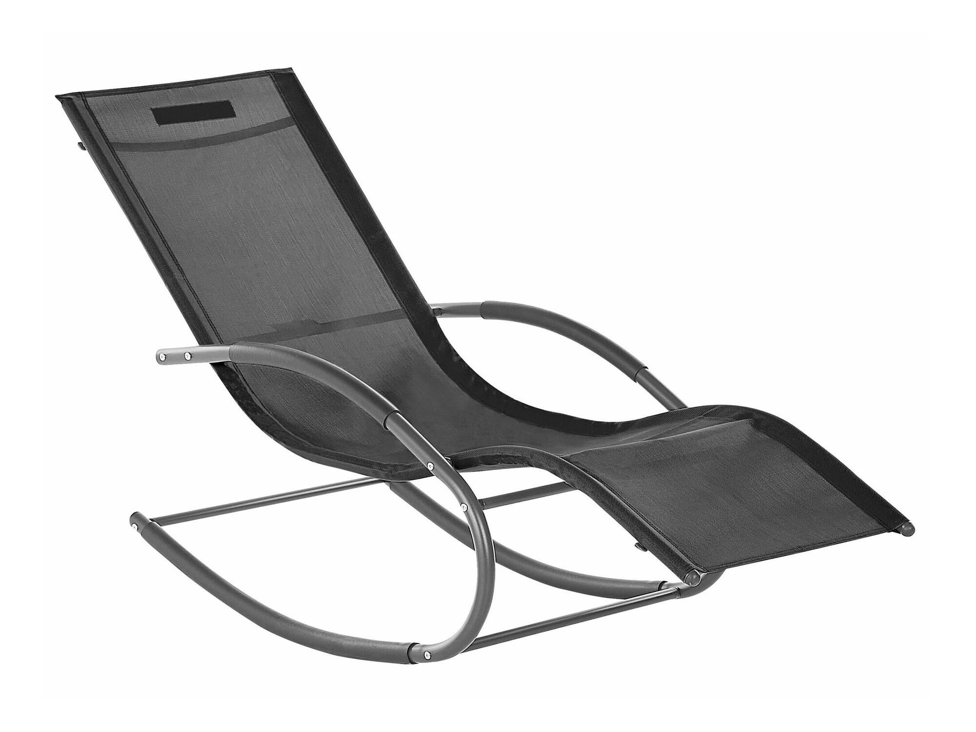 Vrtni ležalnik Berwyn 1973 (Črna)