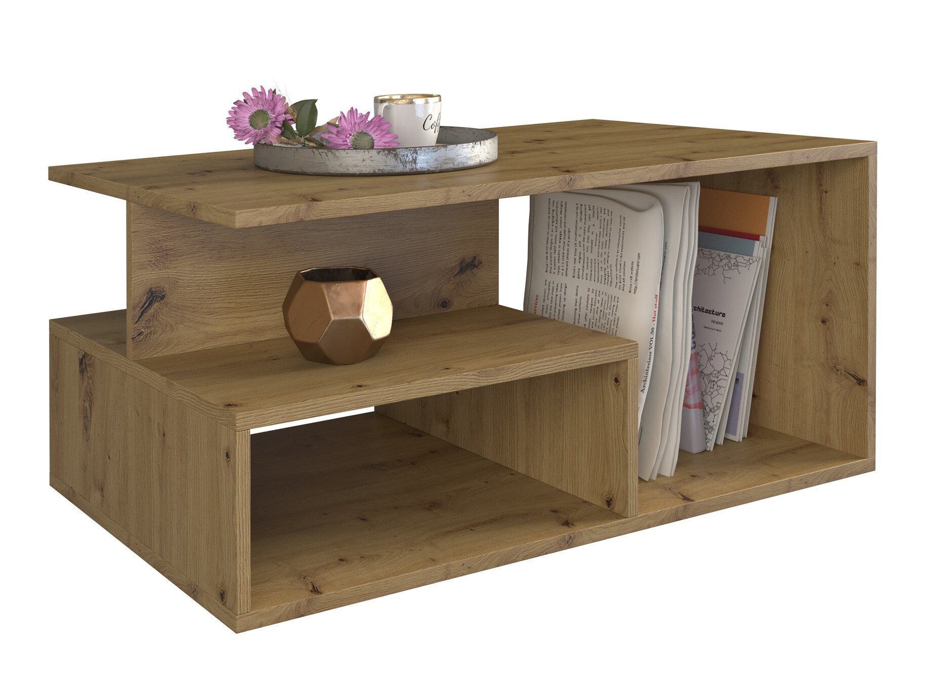 Klubska mizica Mandeville 166 (Artisan hrast)