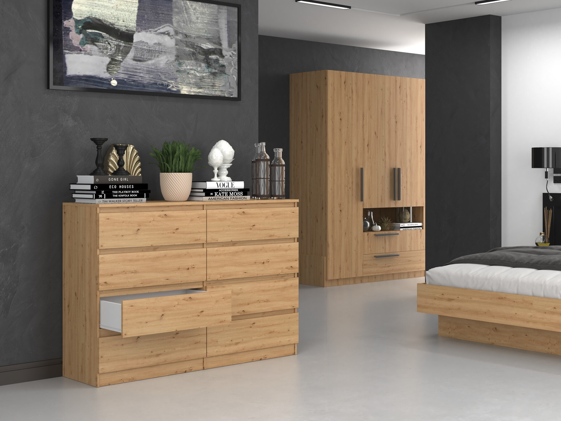 Komoda Elbvelu 100 (Artisan hrast)