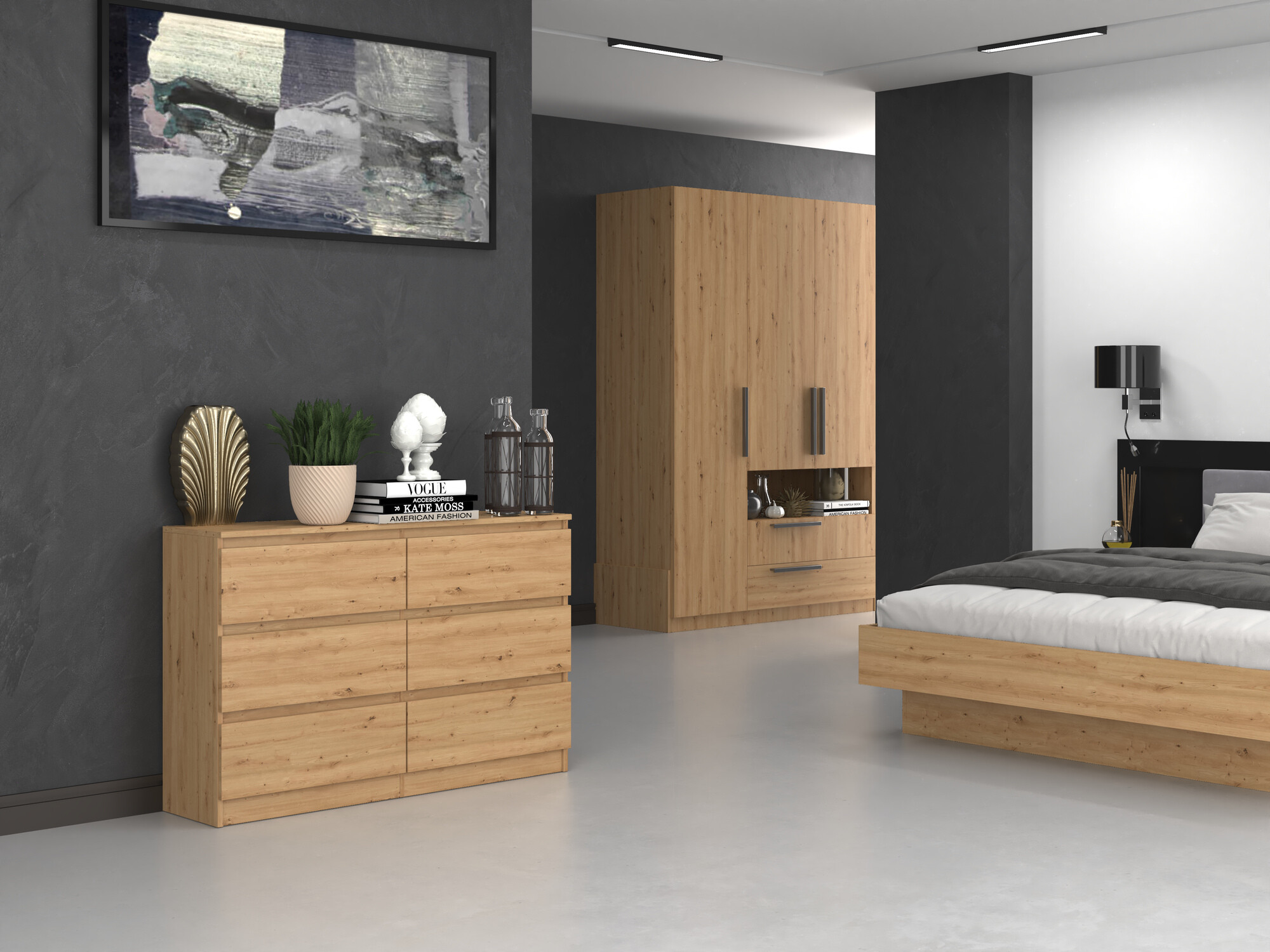 Komoda Elbvelu 103 (Artisan hrast)