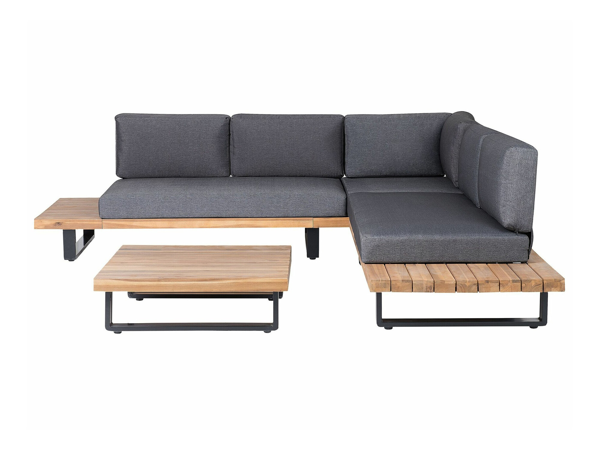 Komplet vrtnega pohištva Berwyn 1987 (Siva + Svetel les)