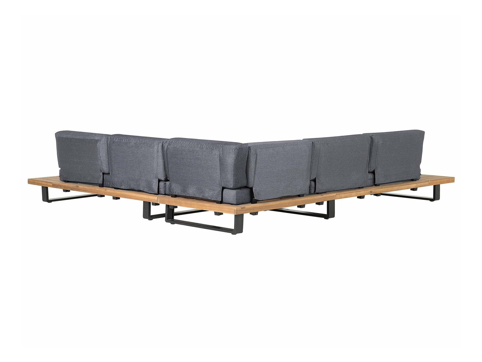 Komplet vrtnega pohištva Berwyn 1987 (Siva + Svetel les)