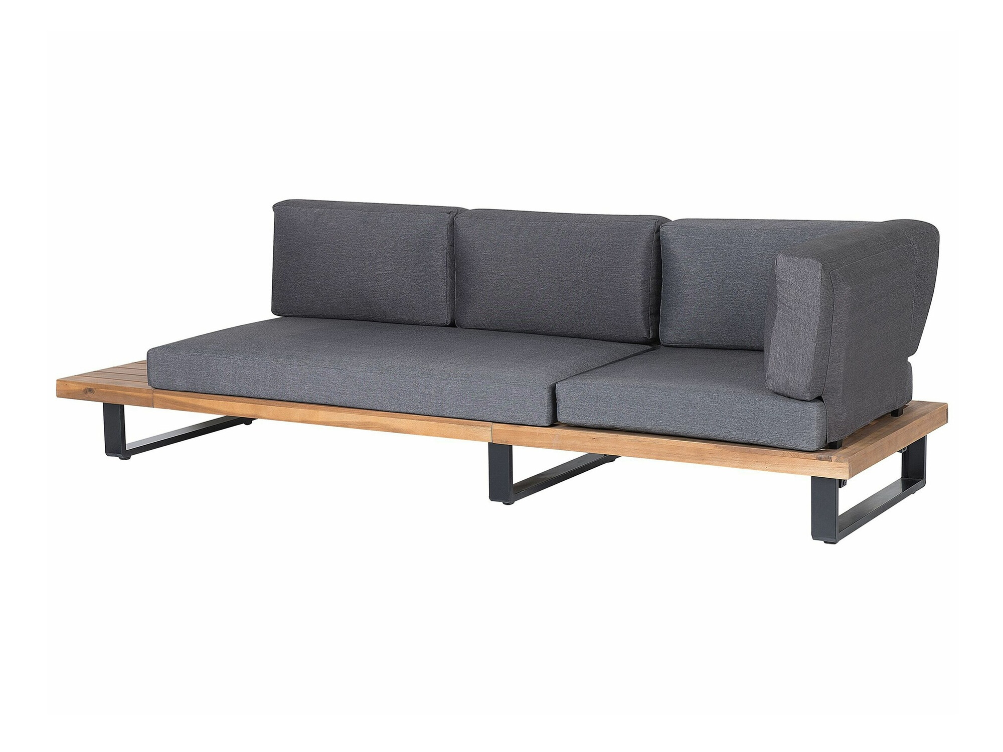 Komplet vrtnega pohištva Berwyn 1987 (Siva + Svetel les)