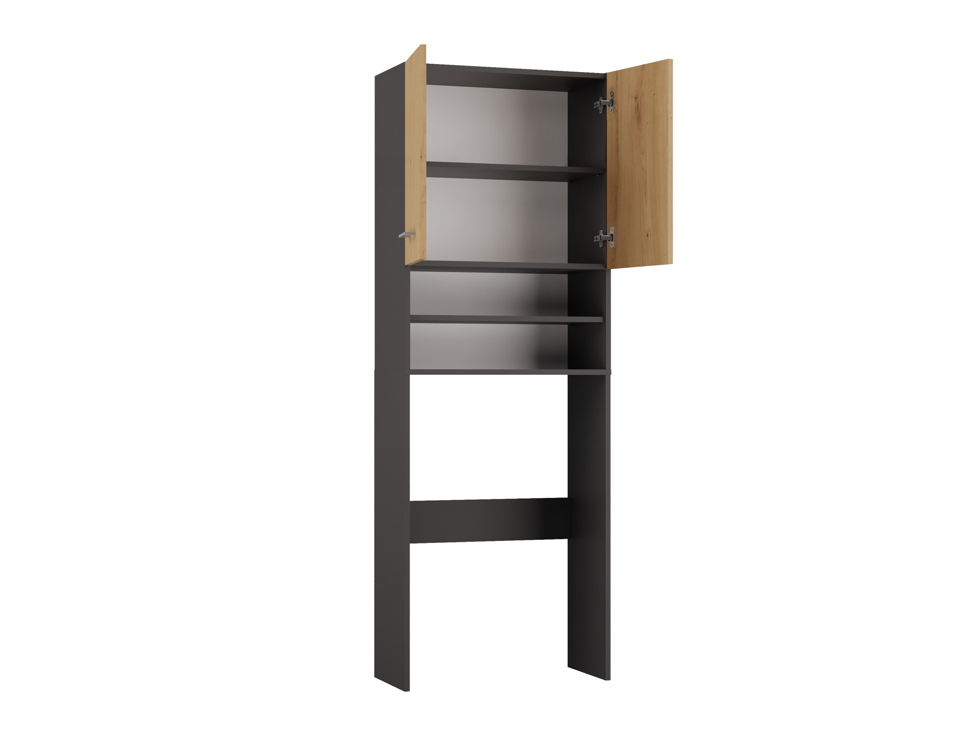 Kopalniški poličnik Balelbo 104 (Antracit + Artisan hrast)