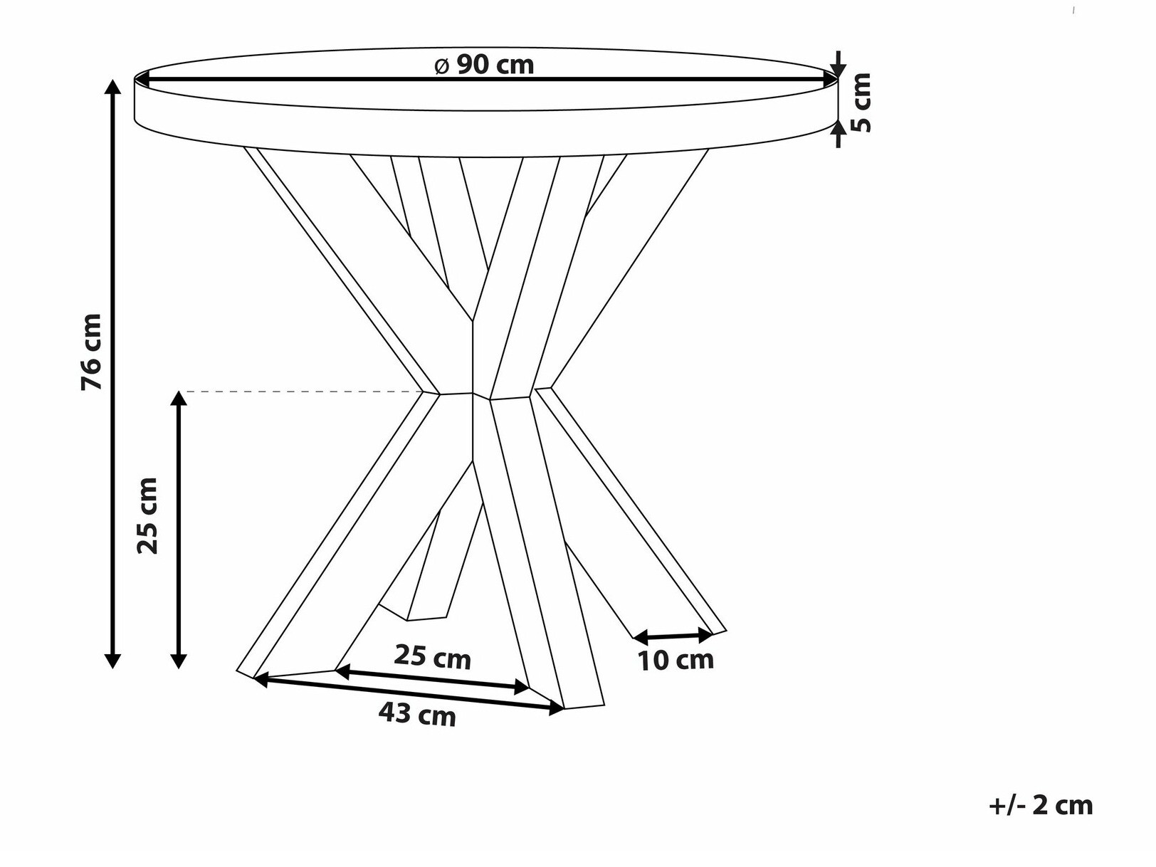 Vrtna miza Nolsoro 101