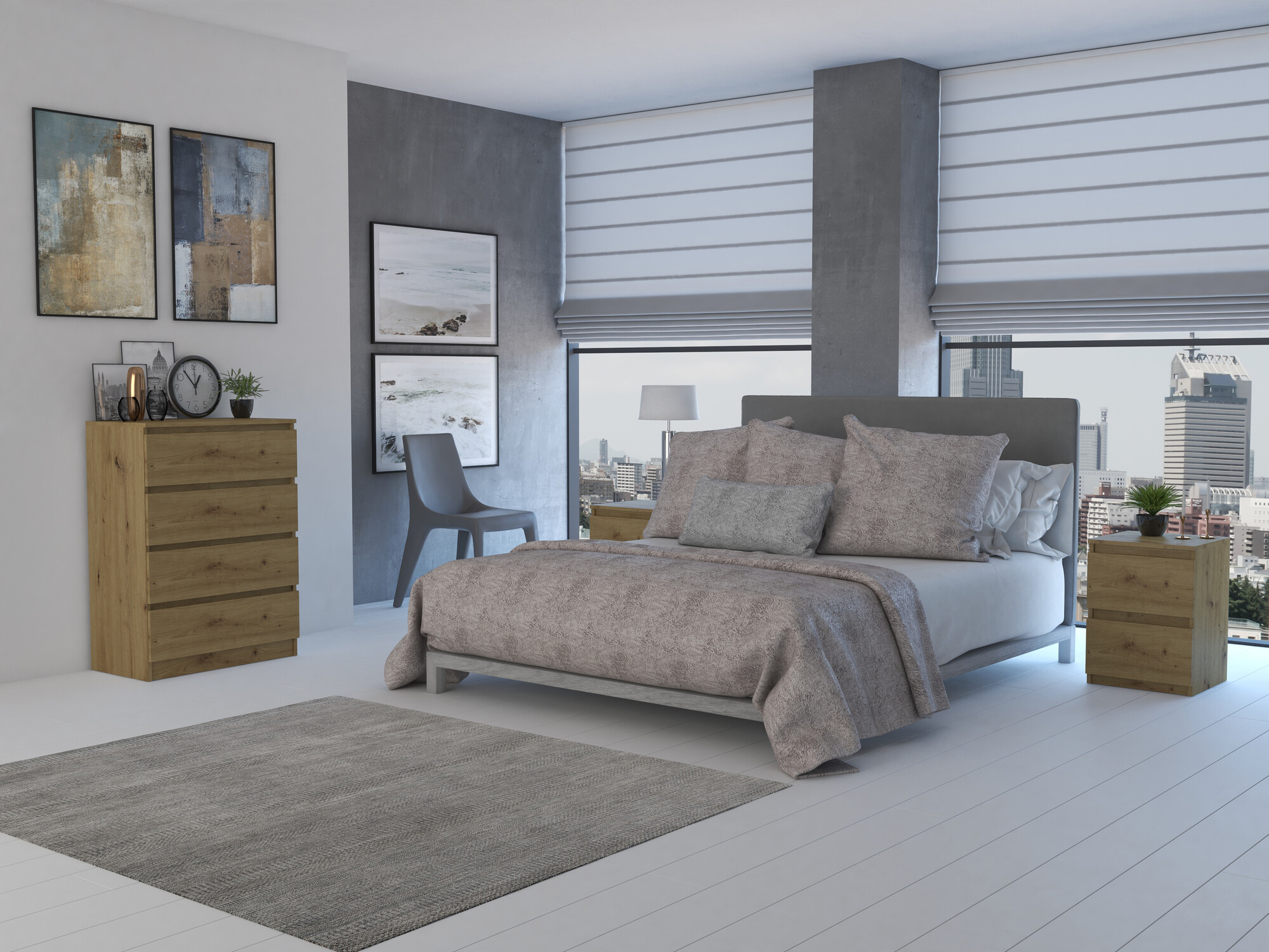 Komoda Elbvelu 105 (Artisan hrast)