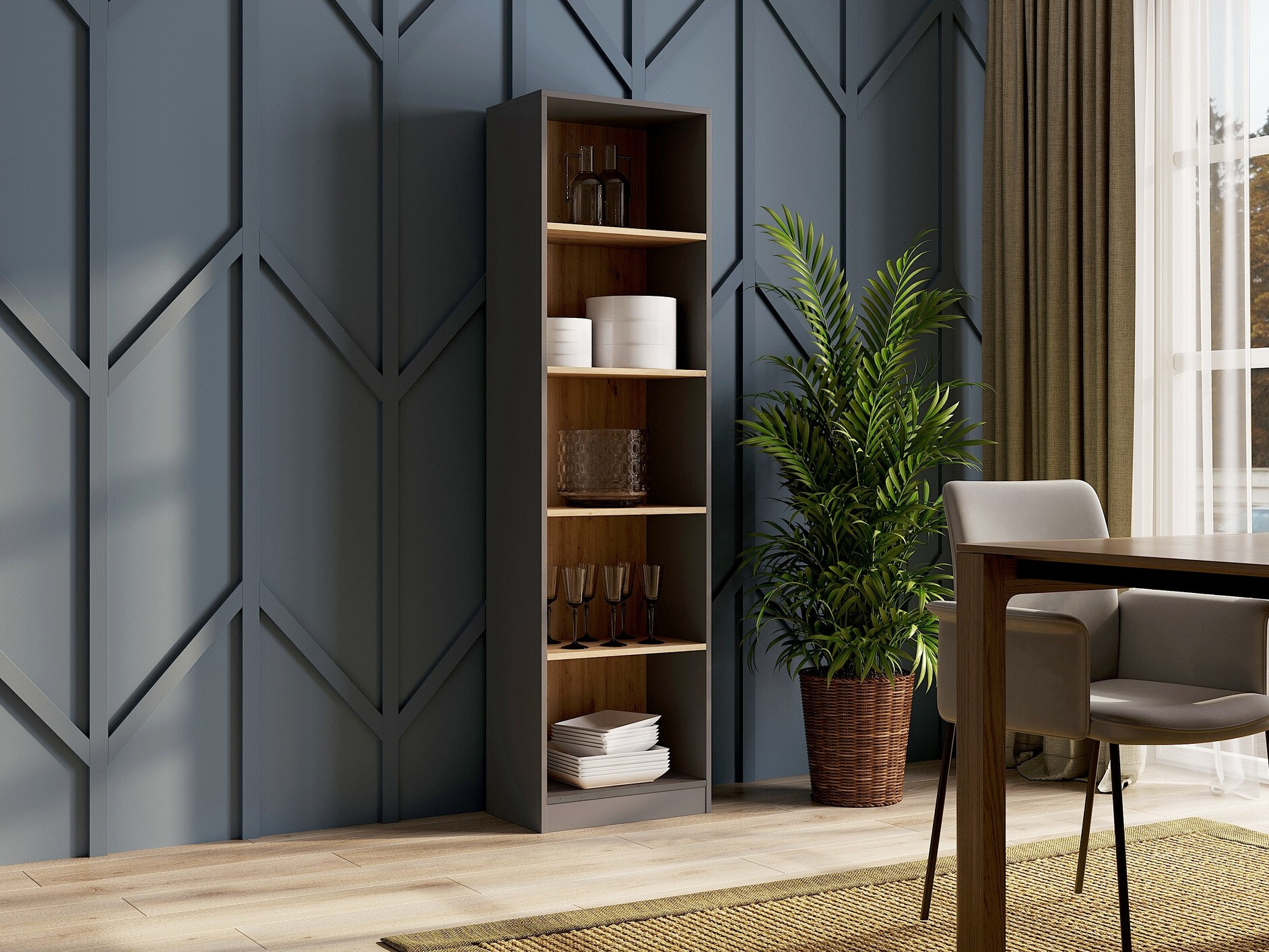 Regal Mandeville 188 (Antracit)