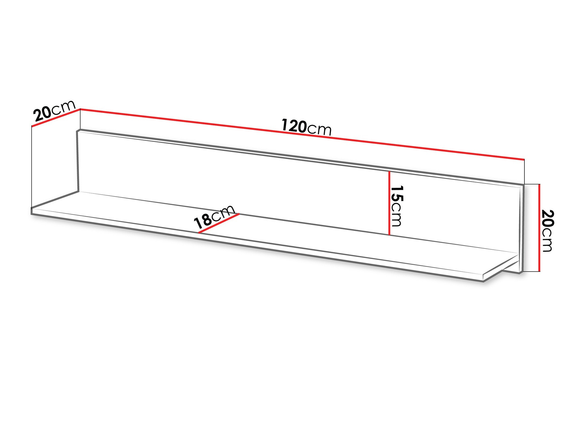 Stenska polica Livsevi 107