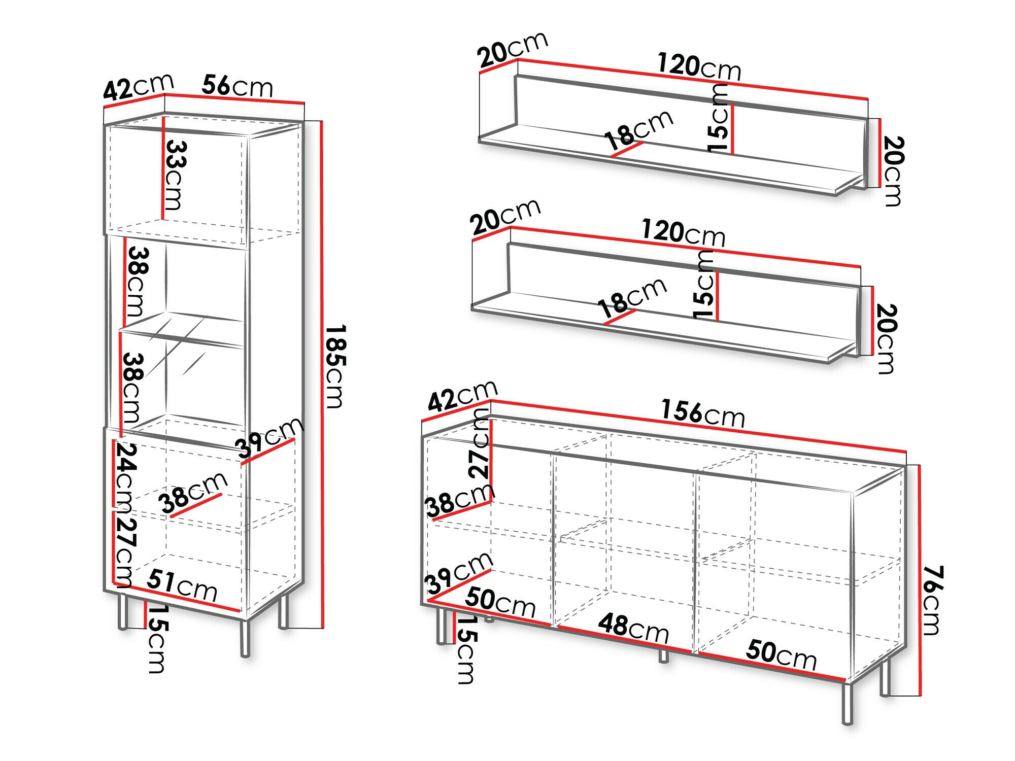 Komplet za dnevno sobo Studium I