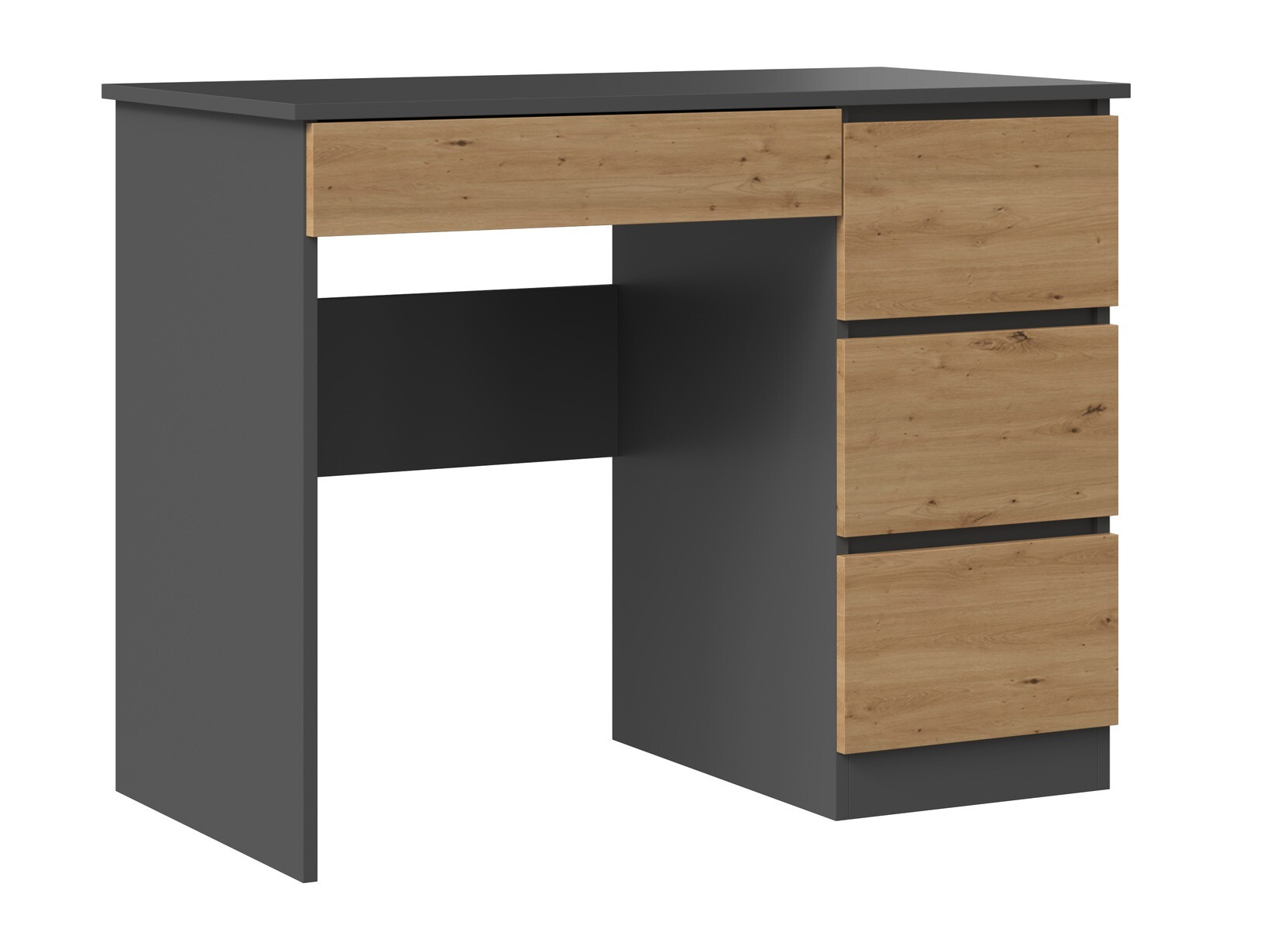 Pisalna miza Elbvelu 108 (Antracit + Artisan hrast)