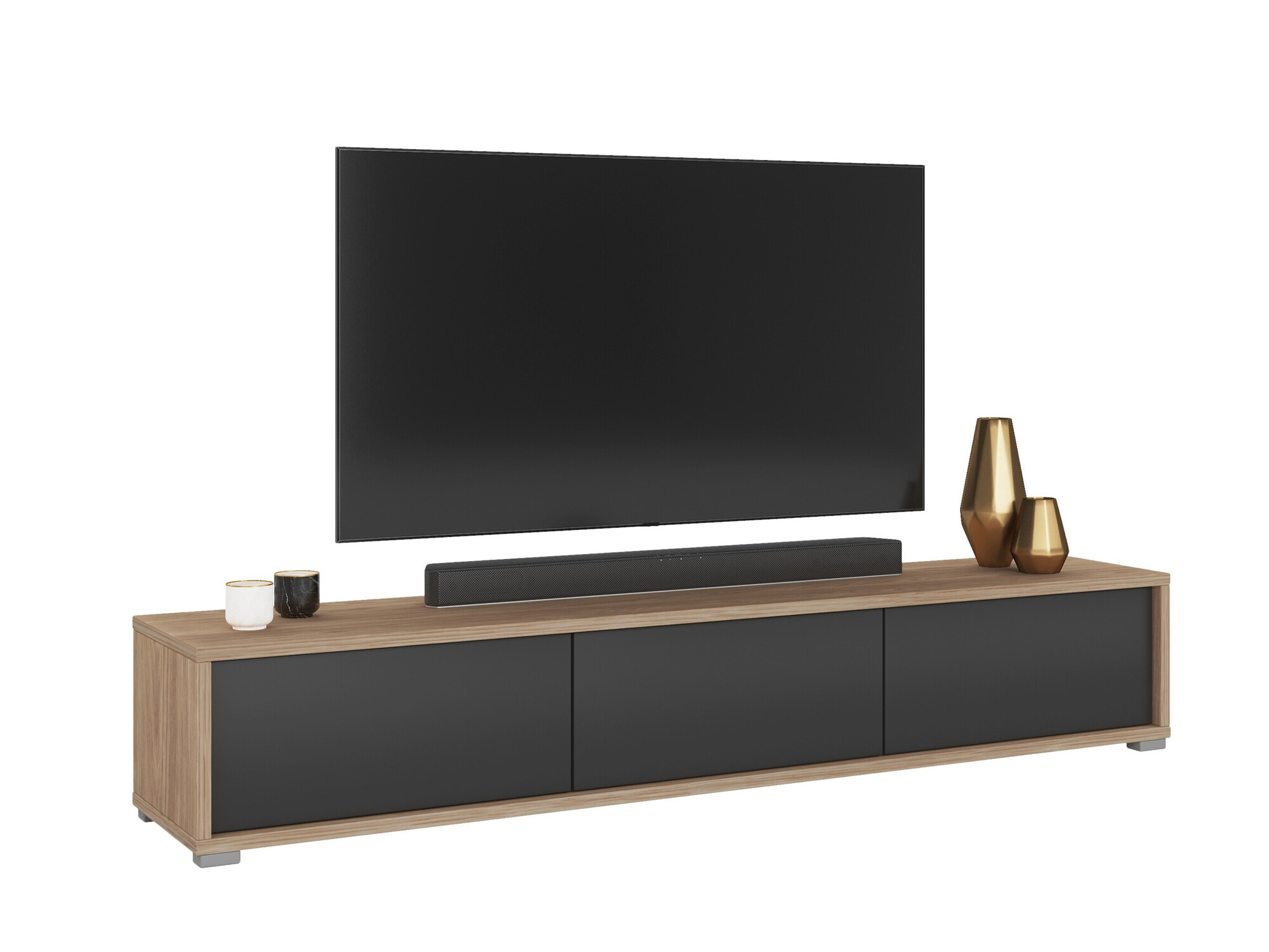 TV-omarica Austin 324 (Hrast + Antracit)