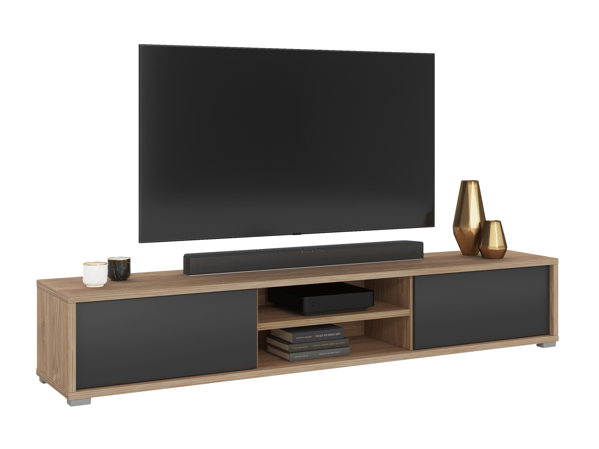 TV-omarica Austin 326 (Hrast + Antracit)